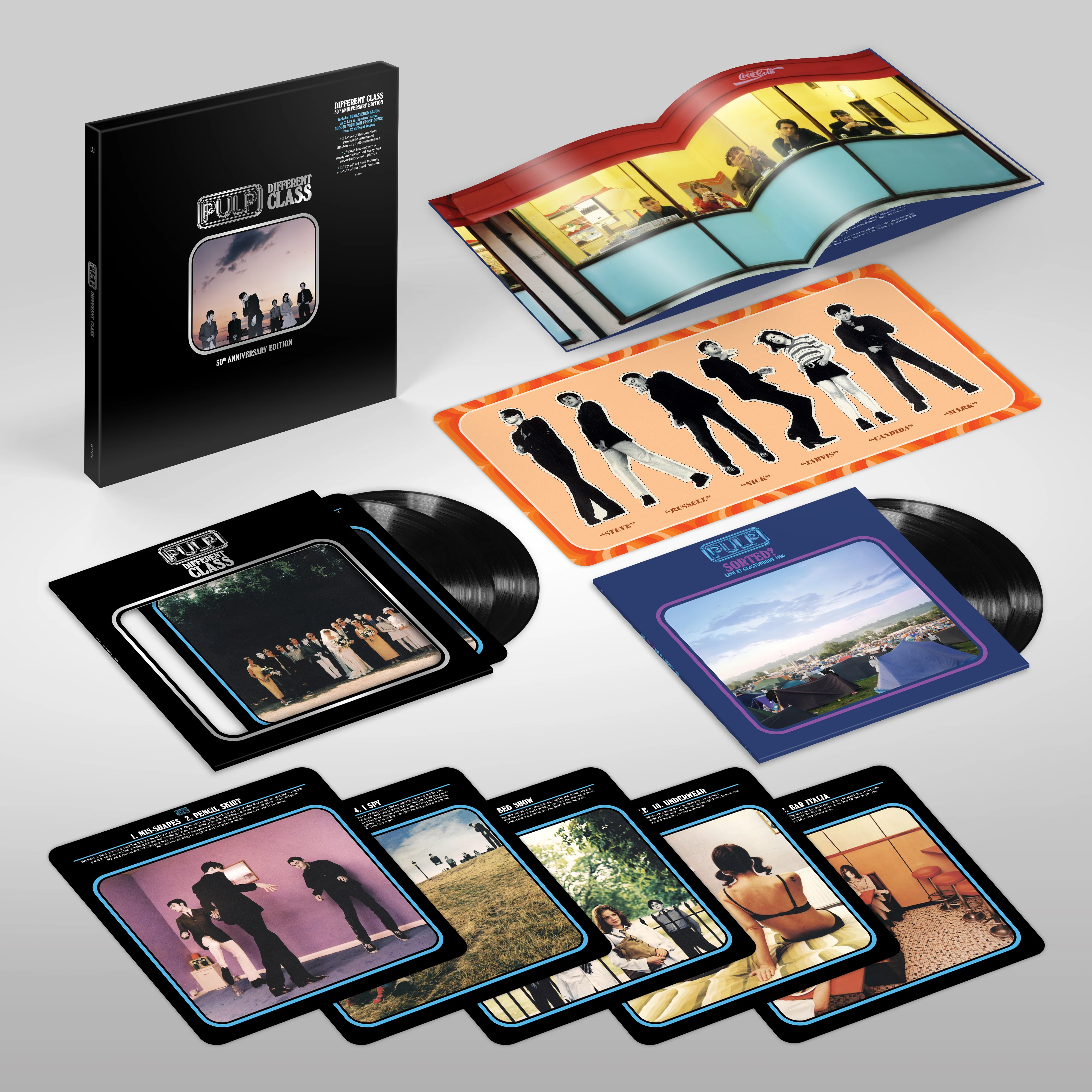Different Class 30th Anniversary 4LP + Sticker Sheet - Image 4